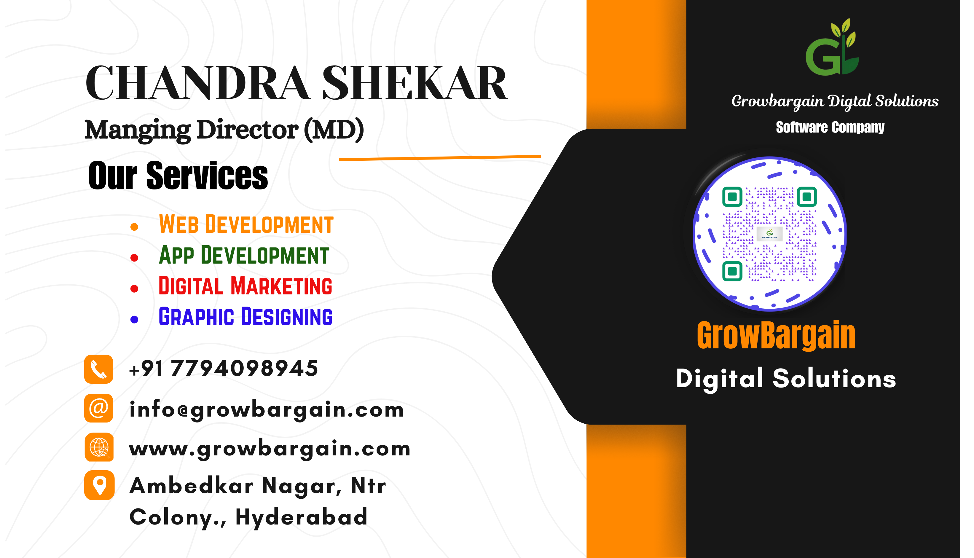 visiting card
